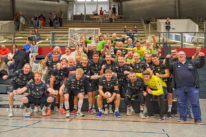 Jubel beim HC Eintracht Hildesheim nach einem Spiel