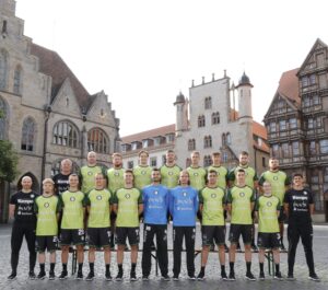 Mannschaftsfoto des HC Eintracht Hildesheim Saison 2023/24