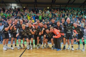 Spielsituation des HC Eintracht Hildesheim gegen Emsdetten