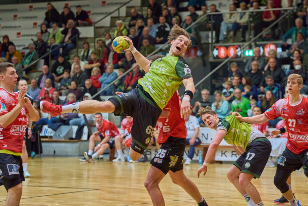 Spielsituation des HC Eintracht Hildesheim gegen OHV