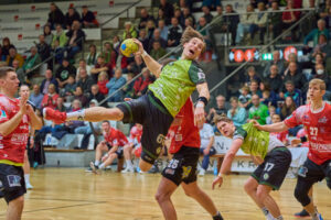 Spielsituation des HC Eintracht Hildesheim gegen OHV
