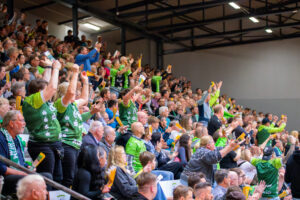 Volle Halle bei einem Heimspiel des HC Eintracht Hildesheim