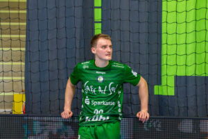 Lukas Quedenbaum nach einem Spiel des HC Eintracht Hildesheim