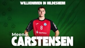 Grafik mit Meeno Carstensen für den HC Eintracht Hildesheim