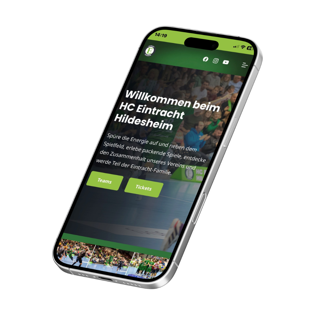 HC Eintracht Hildesheim Smartphone Vorschau