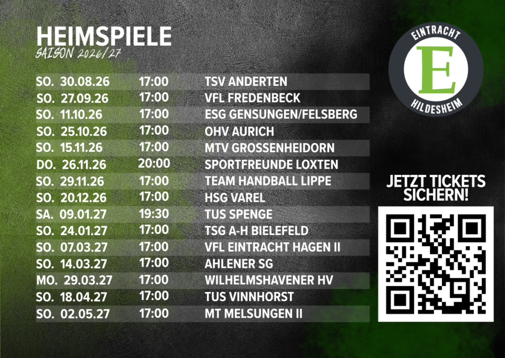 Heimspiele 2026/27